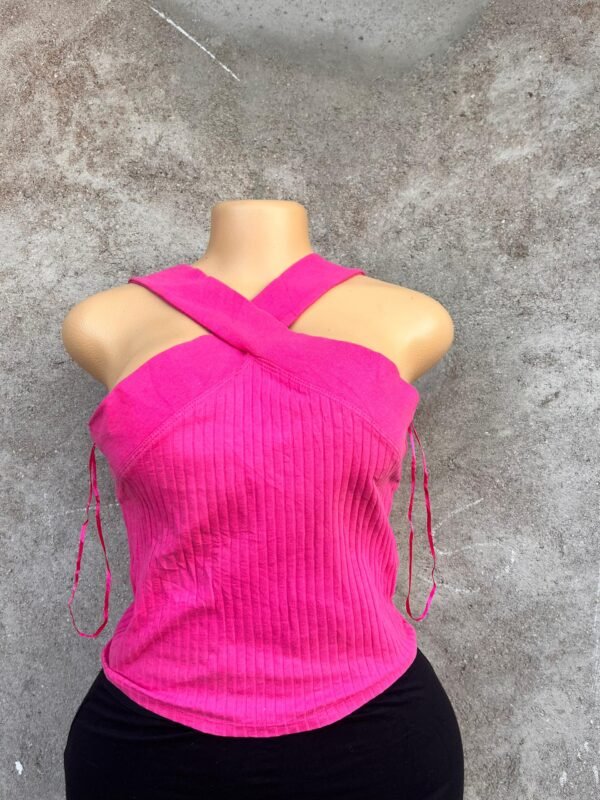 Pink Crossover Top